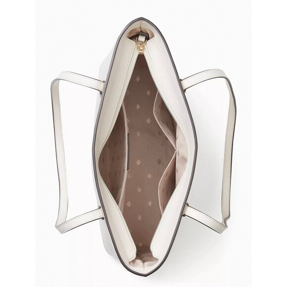 New Kate Spade Brynn Saffiano Tote Parchment - Picture 4 of 4